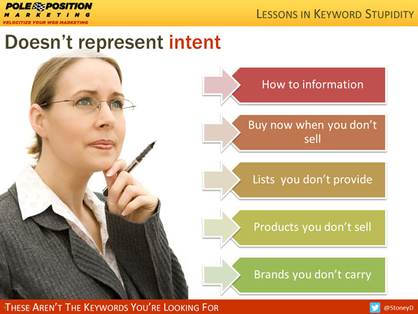 Doesnt Represent Intent 7 Lessons in Keyword Stupidity: How Not to Mess Up Keyword Research