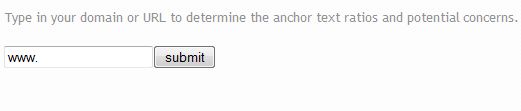 Anchor Text Over-Optimization Tool Anchor Text Over-Optimization Tool