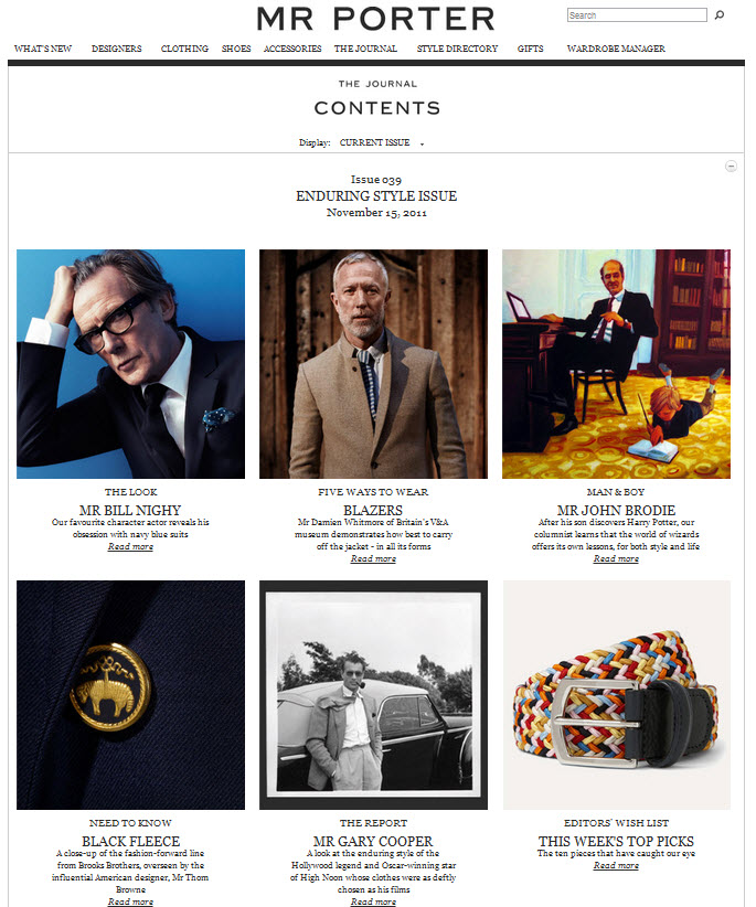 Mr Porter The Journal