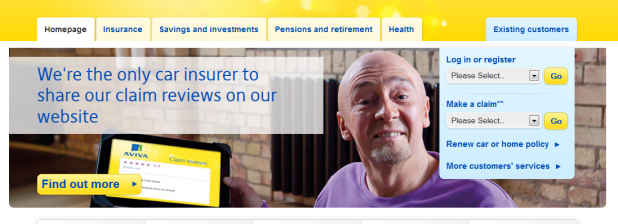 Landing page design example 3