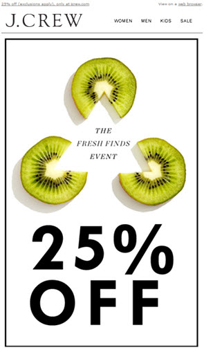 J. Crew Fresh Finds Email jcrew-fresh-finds-email