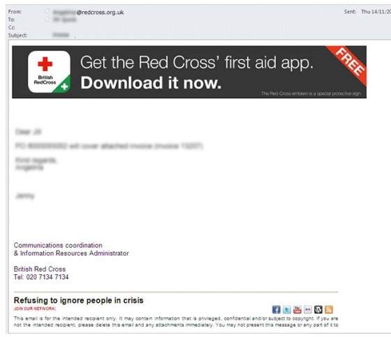 Lead gen examples: Email signature