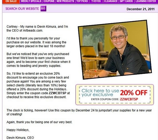 email personalization