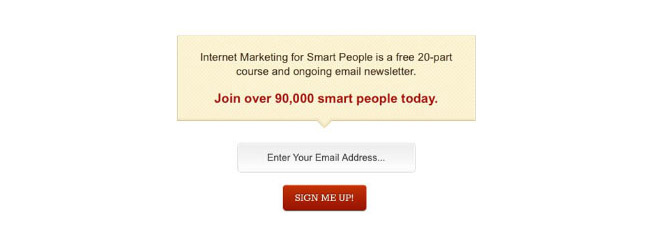 make sign up clear