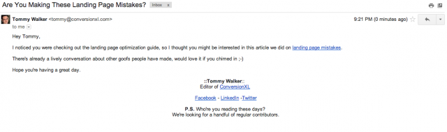 Are You Making These Landing Page Mistakes    tommyisastrategist gmail.com   Gmail