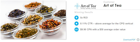 Lead Gen examples: AdRoll
