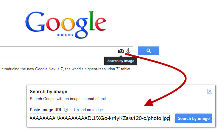 Google reverse image search