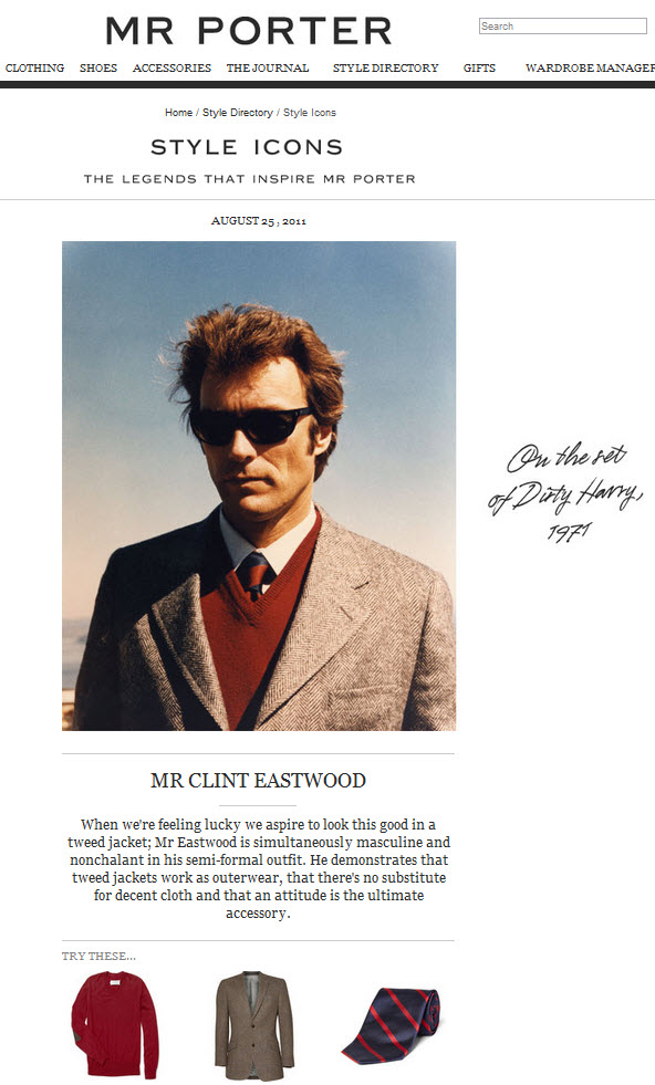 Mr Porter Style Icons