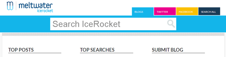 12 Free Social Media Tools 2026 09 25 16 19 17 Meltwater IceRocket 760x192 12 Free Social Media Tools