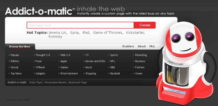 12 Free Social Media Tools 2026 09 25 16 20 31 Addictomatic Inhale the Web 760x371 12 Free Social Media Tools