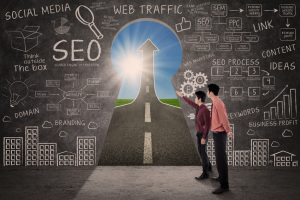 SEO success concept