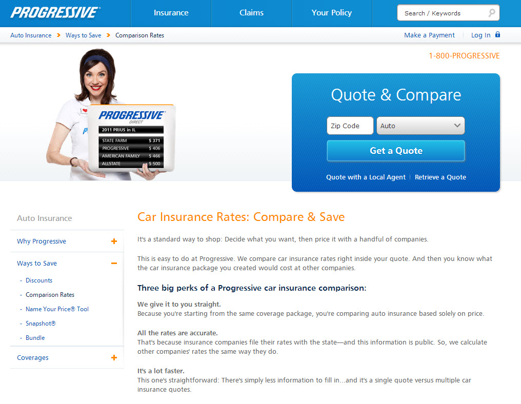 Progressive comparative pricing progressive-comparative-pricing