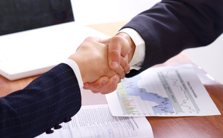 Business handshake Business handshake