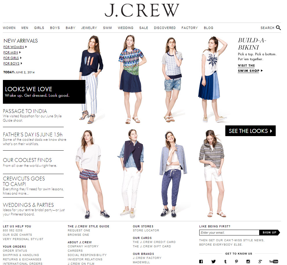 J. Crew Landing Page jcrew-landing-page